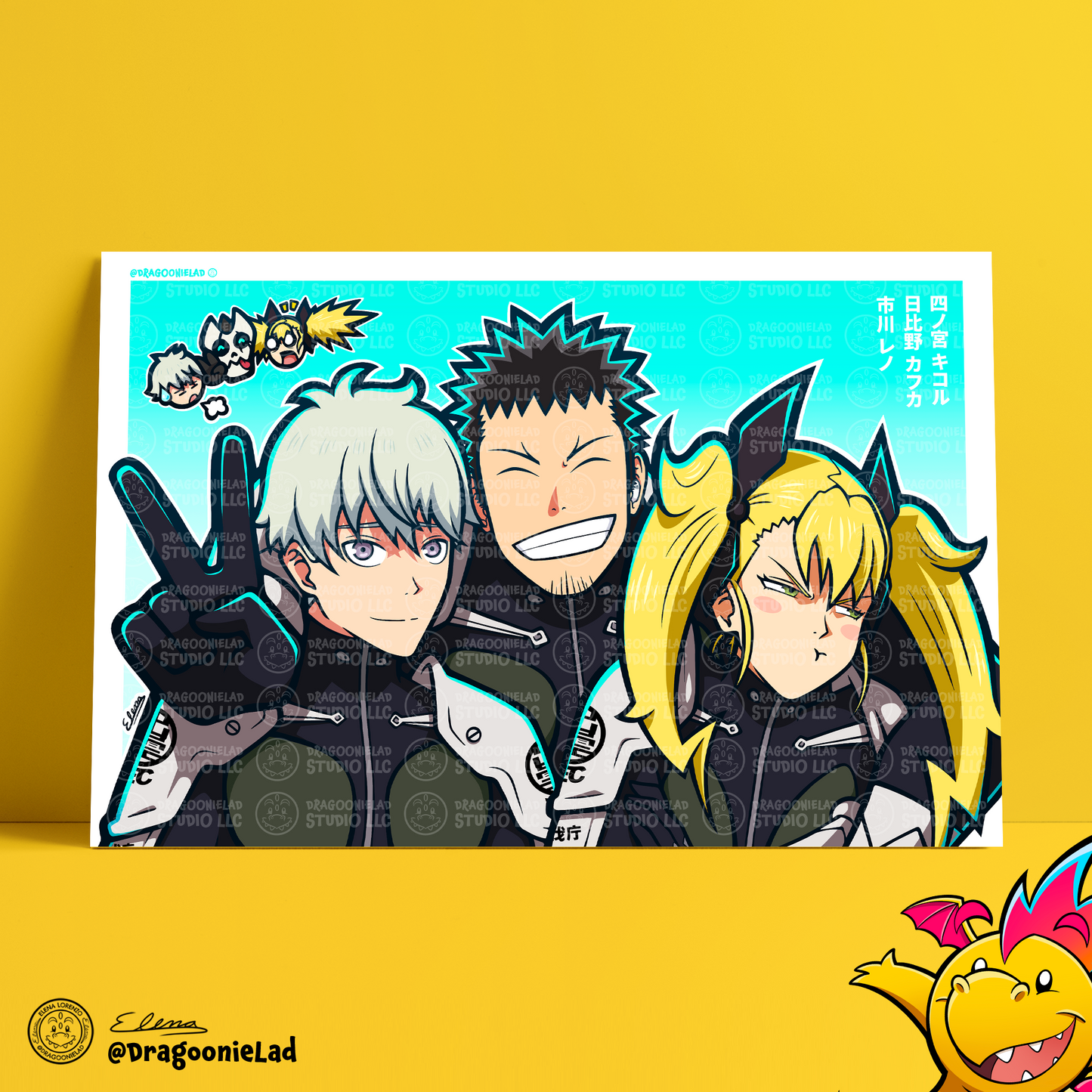 Kaiju No. 8 Art Print