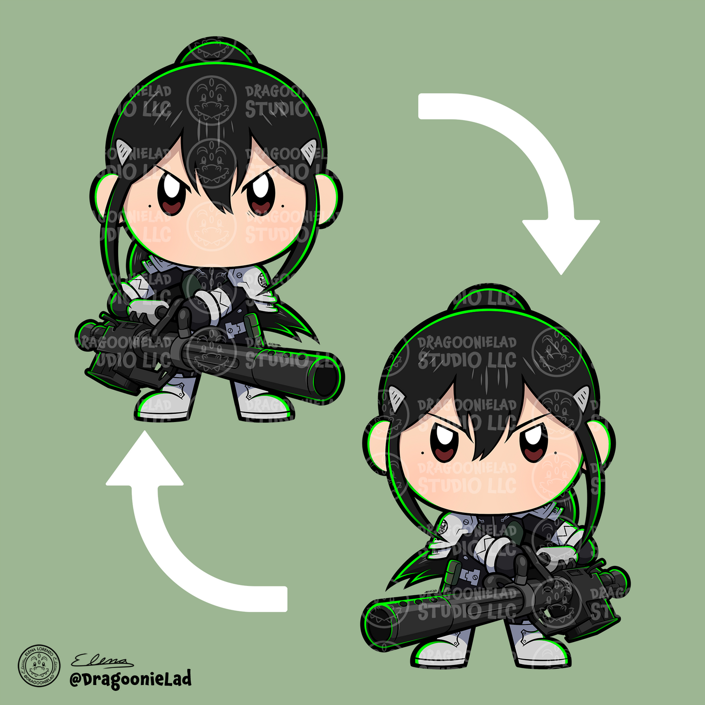 Kaiju No.8 Charms Mina