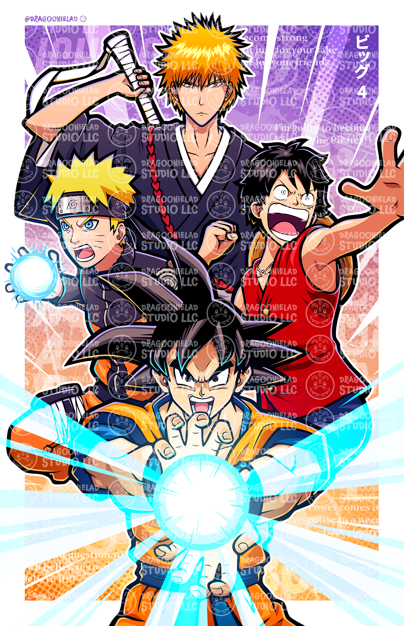 The Big 4 of Manga