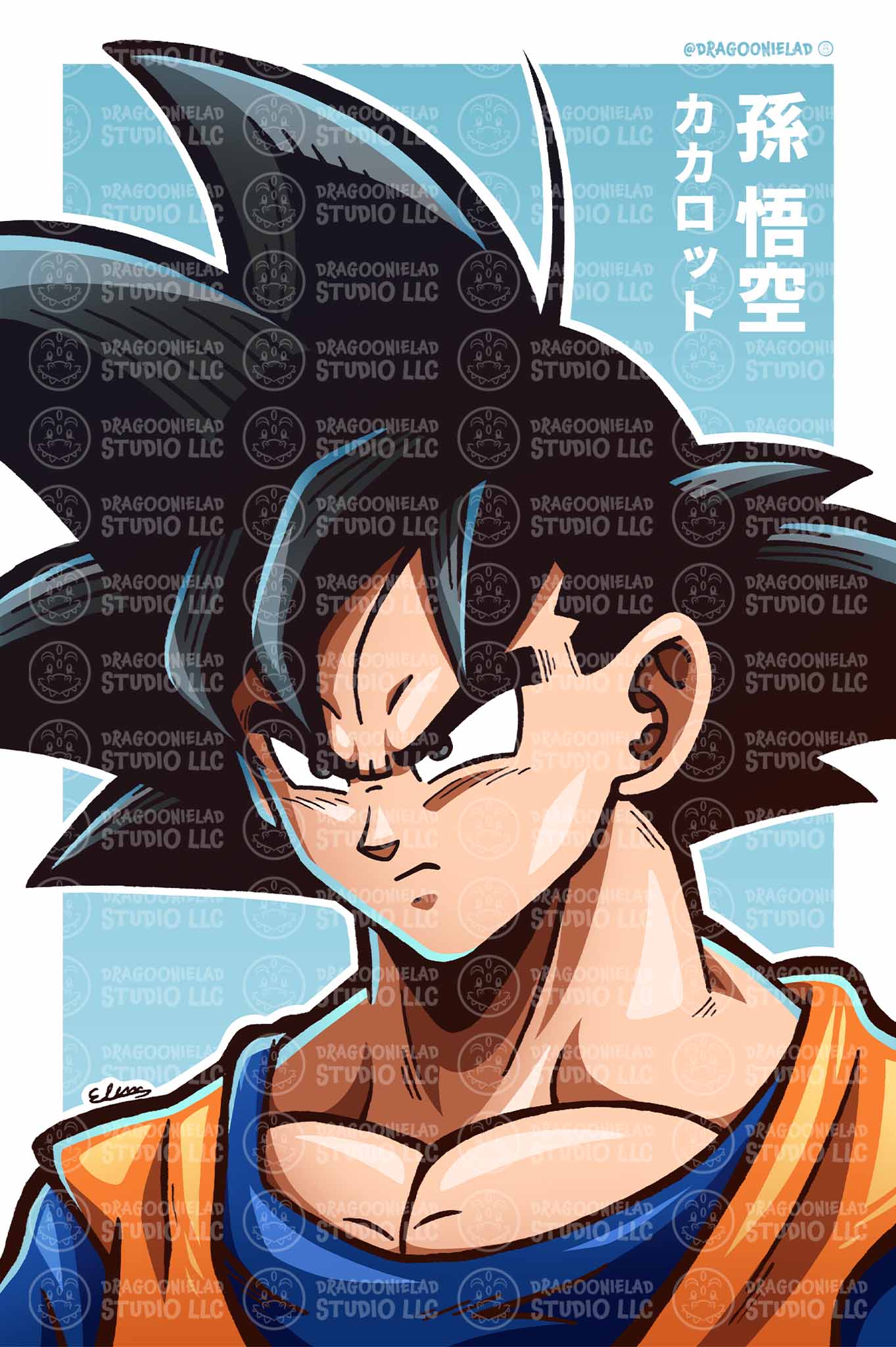 The Strongest Saiyan - Art Print