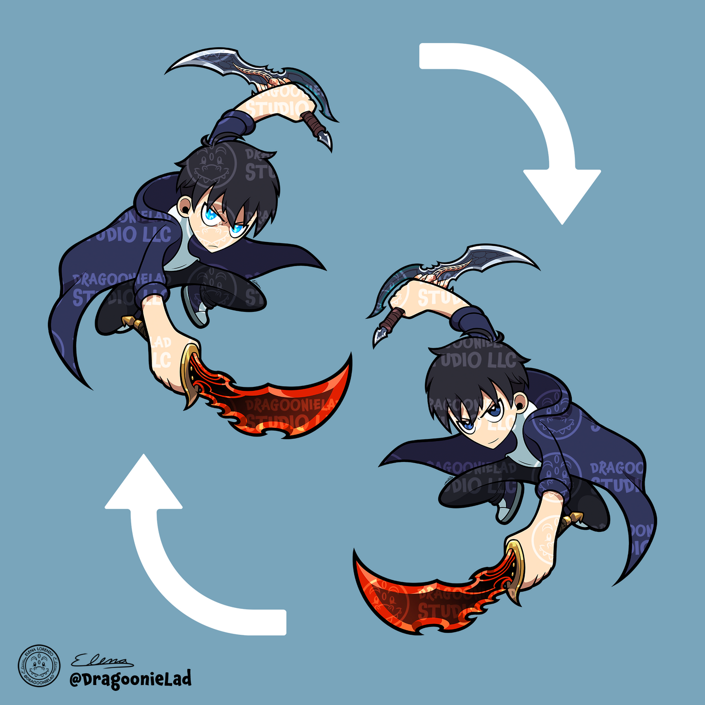 The Weakest Hunter - Tactica Solo Leveling Acrylic Standee