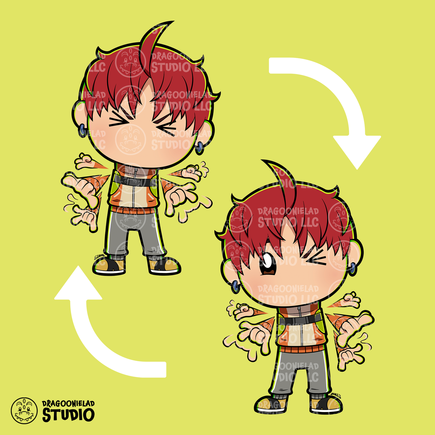 Supernatural Squad - MINI Super Chibs DanDaDan Acrylic Standees