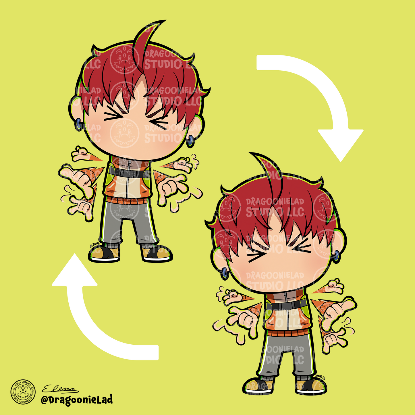 Supernatural Squad - Super Chibs DanDaDan Acrylic Standees
