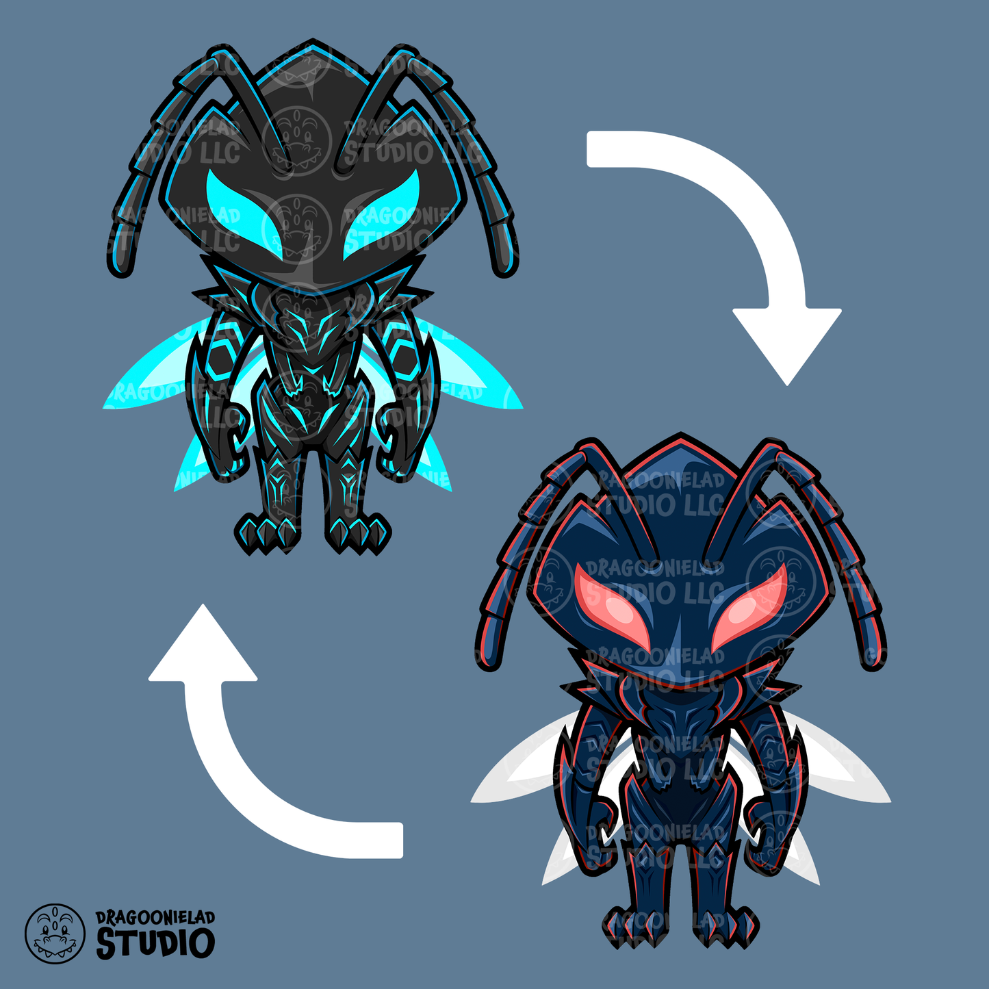 Shadow Monarch & His Legions - Super Chibs Solo Leveling Charms