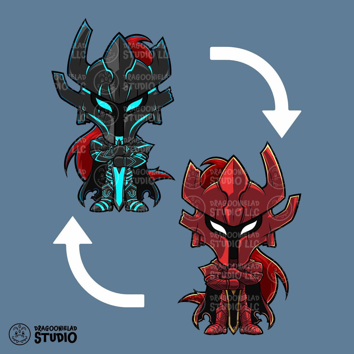 Shadow Monarch & His Legions TiniToonies- MINI Solo Leveling Acrylic Standees