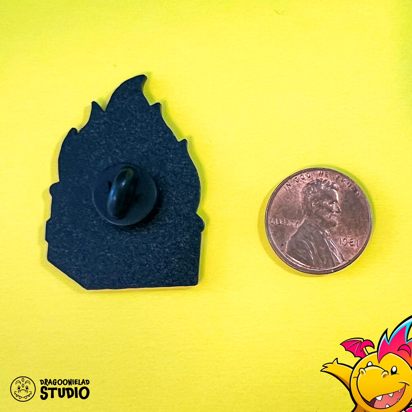 This Is Fine... - Dumpster Calcifer Soft Enamel Pin