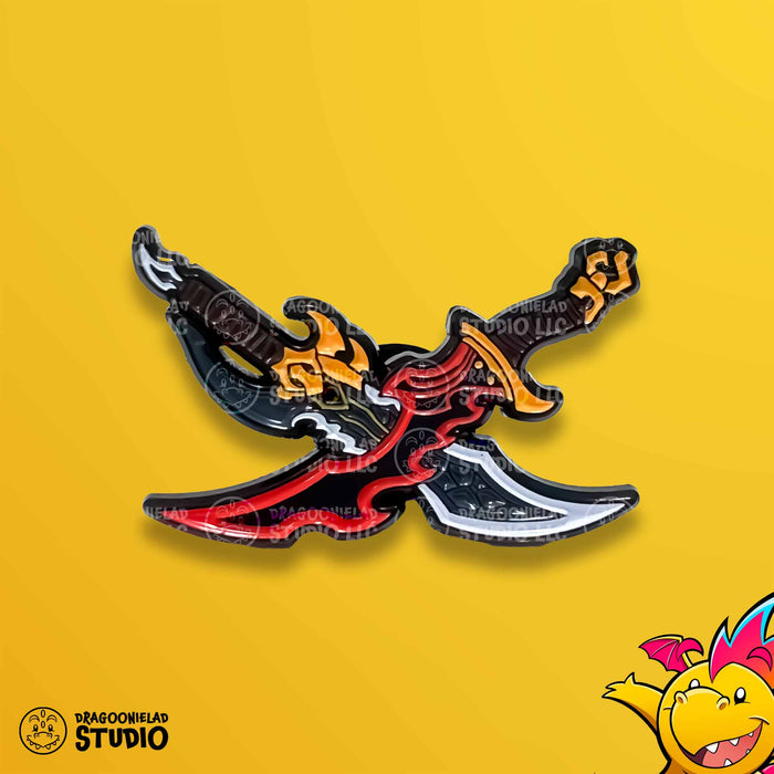 Knight Killer & Venom Fang - SL Soft Enamel Pin
