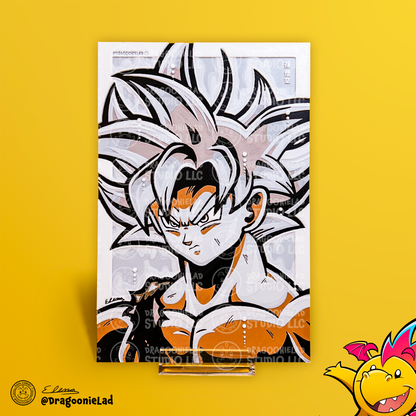 Ultra Instinct Goku Dragon Ball Z 3D Printed Art