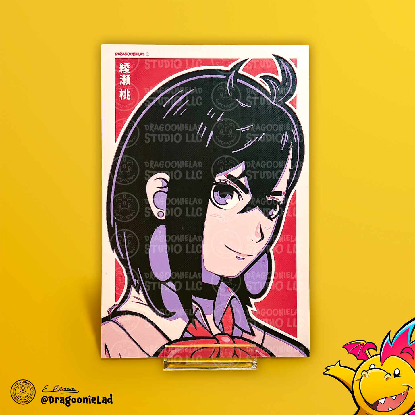 Dan Da Dan 3D Printed Art Momo