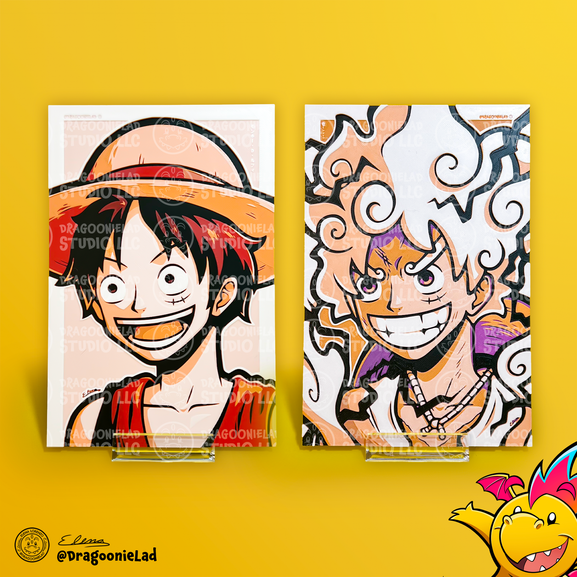 One Piece 3D Printed Art