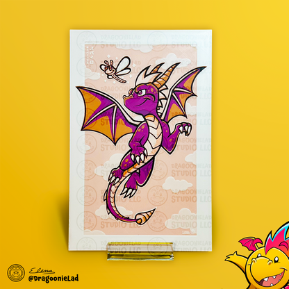Spyro 3D Printed Art
