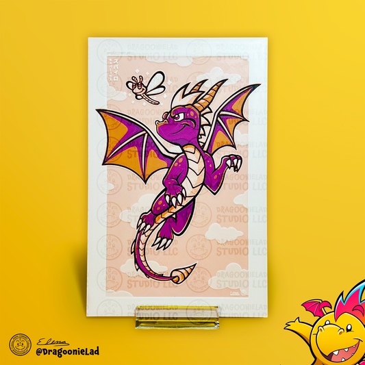 Spyro 3D Printed Art