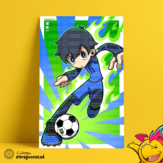 Tactica Yoichi Isagi Art Print