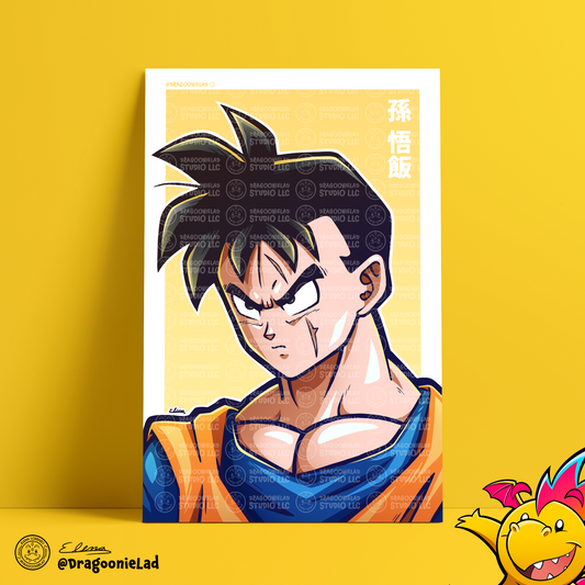 Future Gohan Art Print