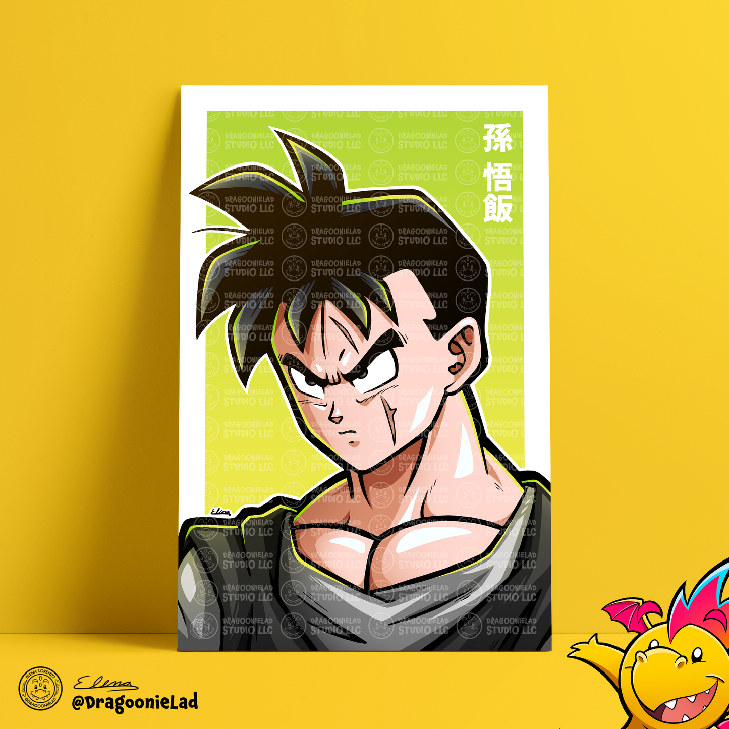 Heroes Future Gohan Art Print
