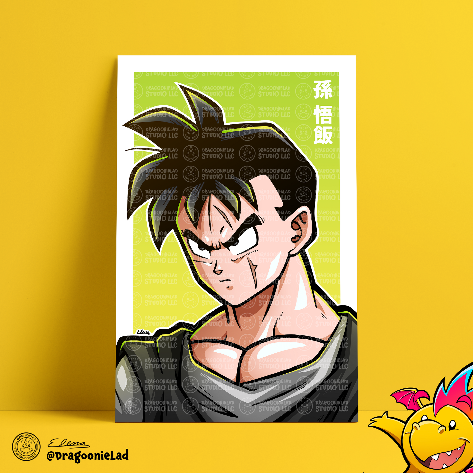 Heroes Future Gohan Art Print