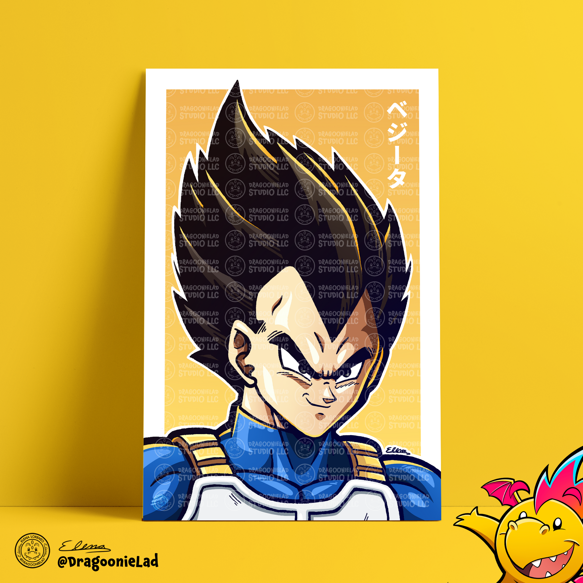 Vegeta Art Print