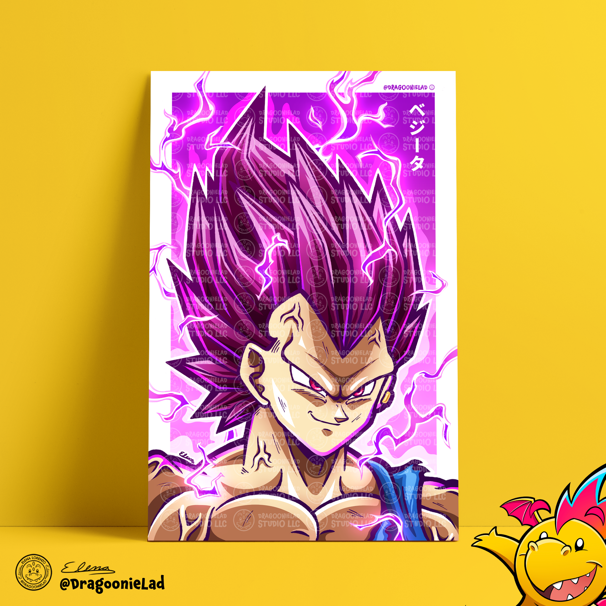 Ultra Ego Vegeta Art Print