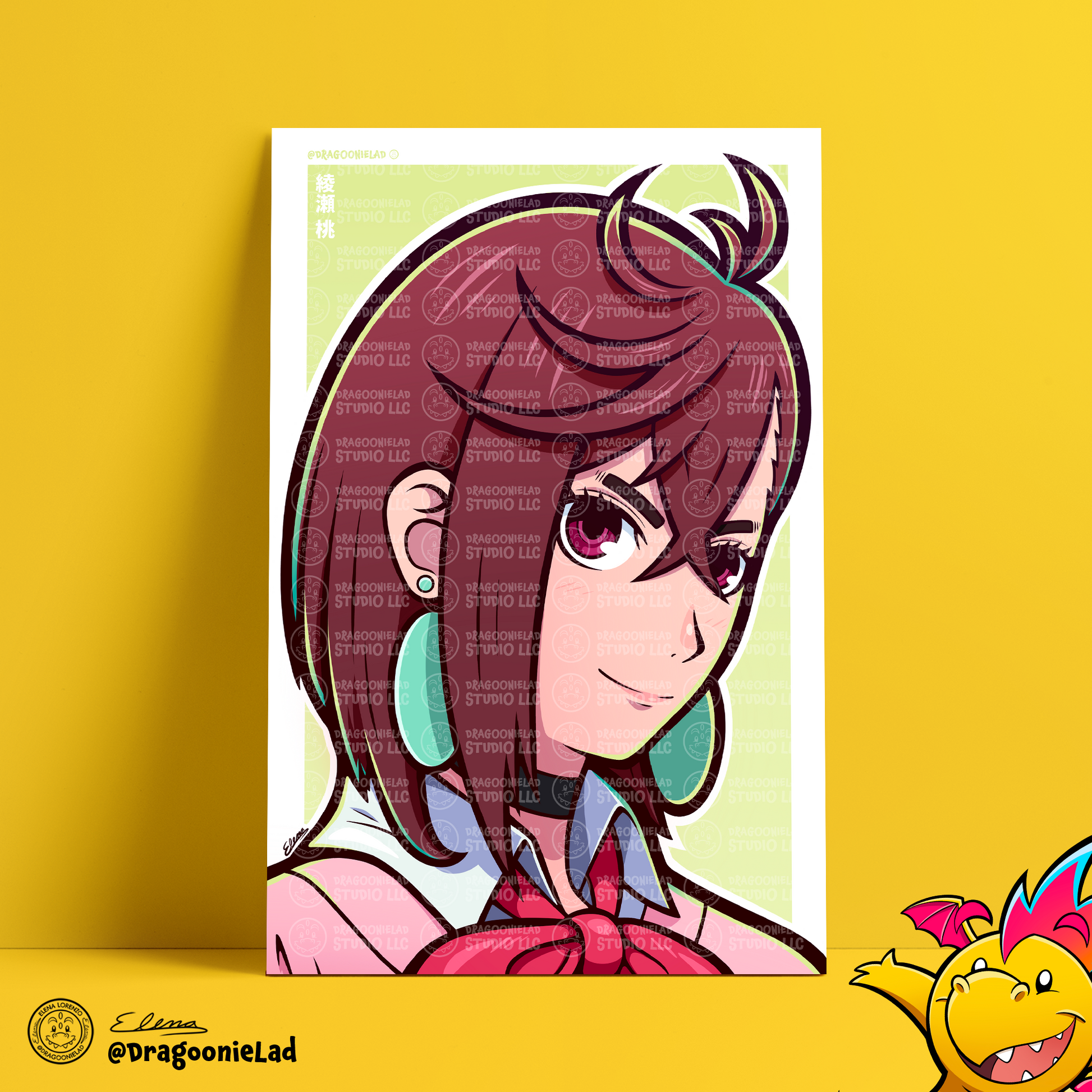 Momo Ayase Art Print 