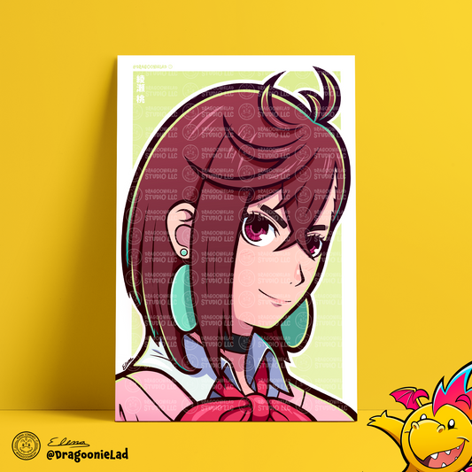 Momo Ayase Art Print 