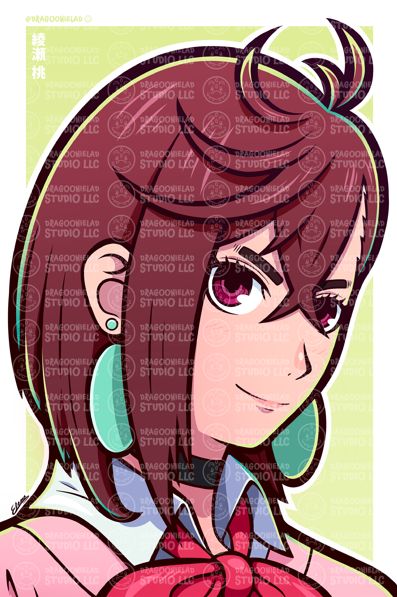 Momo Ayase Art Print Design