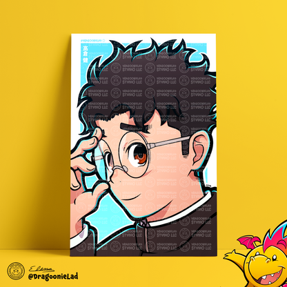 Okarun Art Print 