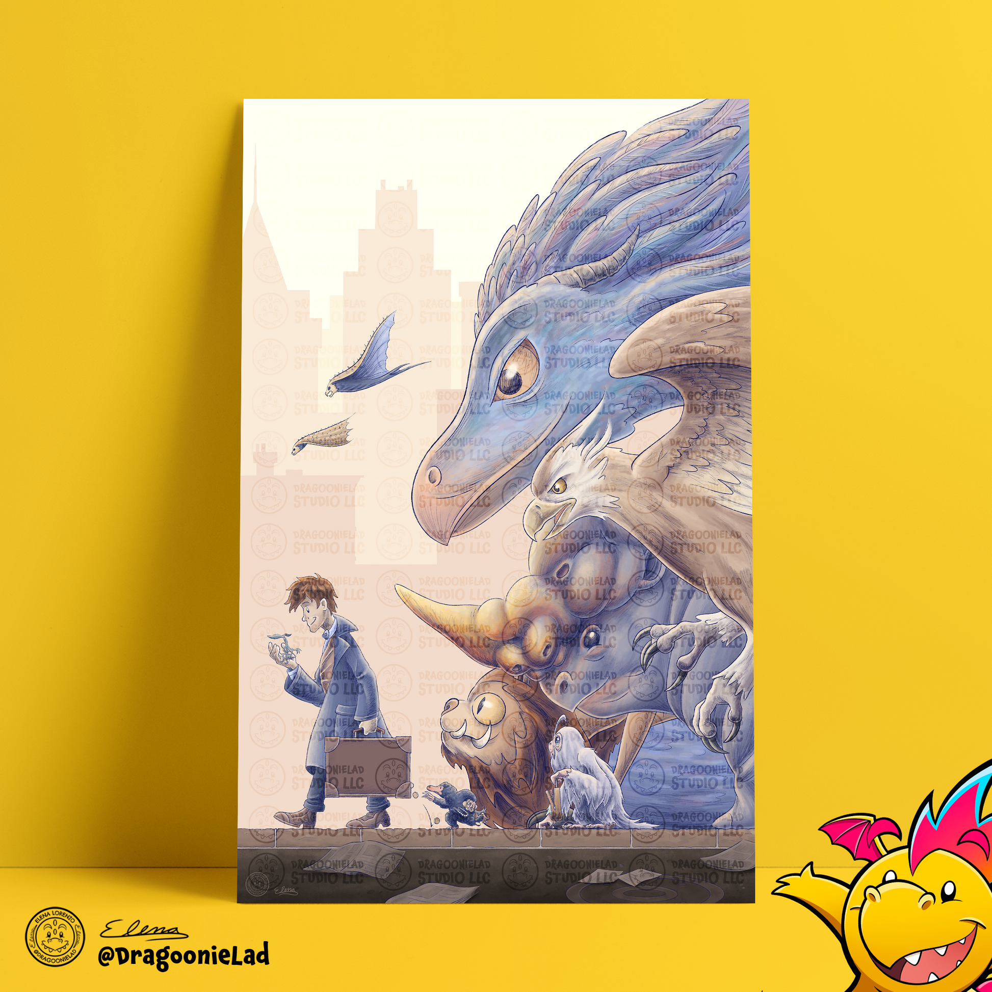 Fantastic Beasts Art Print