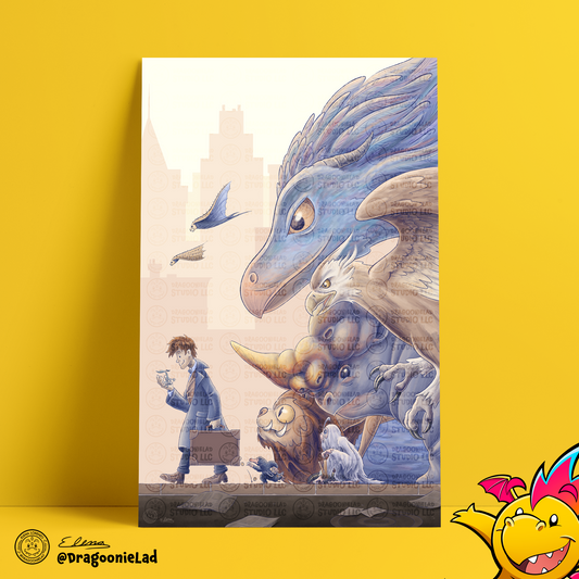 Fantastic Beasts Art Print