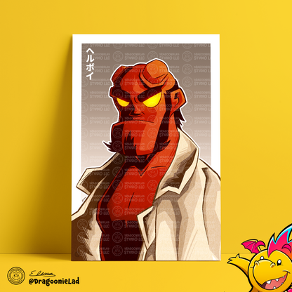 Hellboy Art Print 