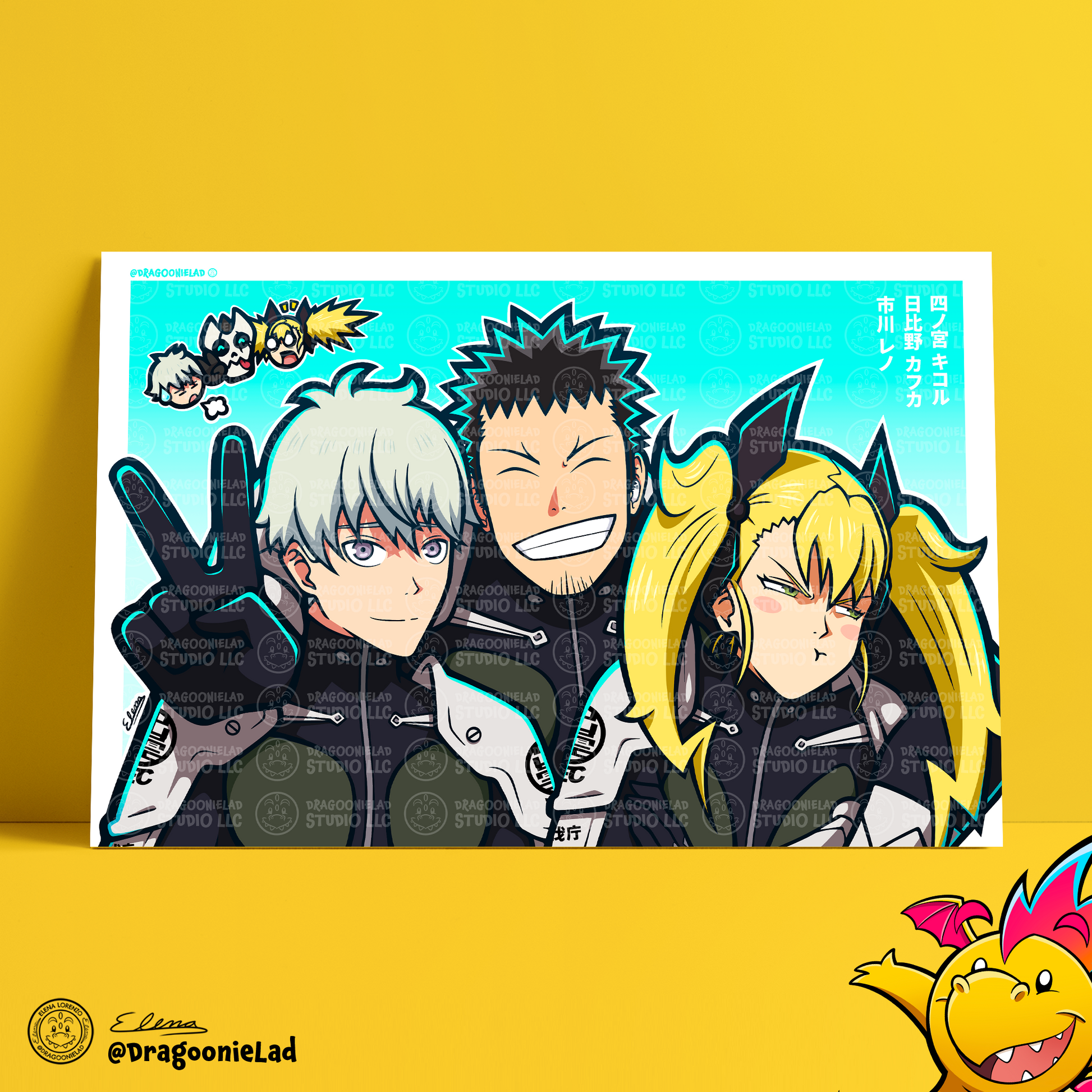 Kaiju No. 8 Art Print