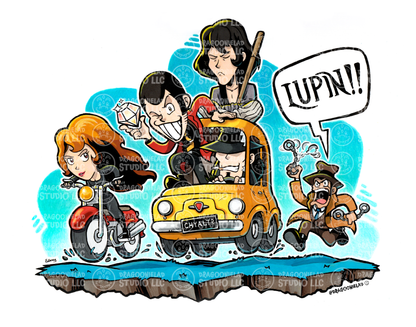Lupin III Art Print Design
