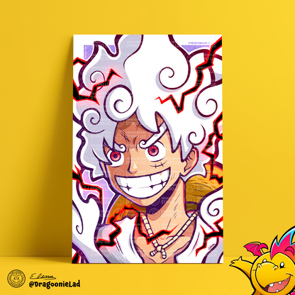 Gear 5 Luffy Art Print