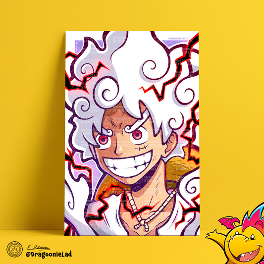 Gear 5 Luffy Art Print