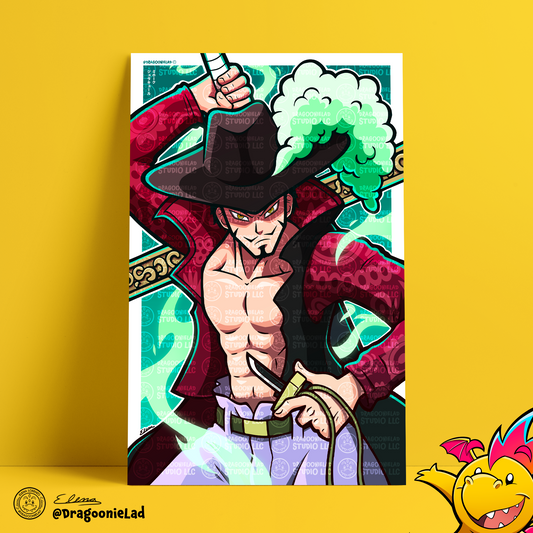 Dracule Mihawk Art Print