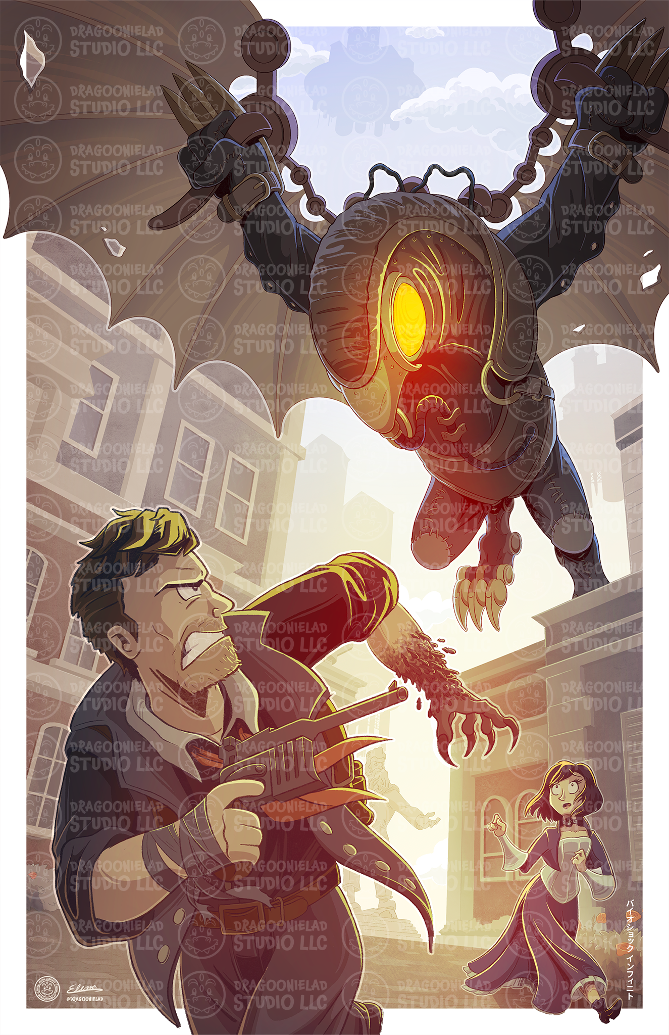 Bioshock Infinite Art Print Design