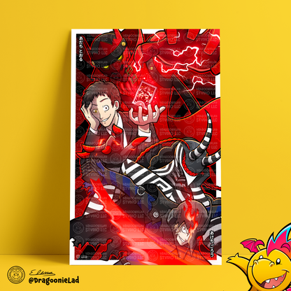 Adachi and Akechi Art Print