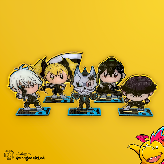 Kaiju No.8 Standees Designs
