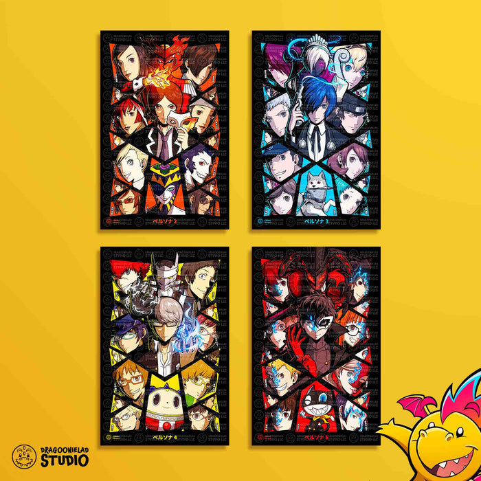 All-Out Attack! Persona Art Prints