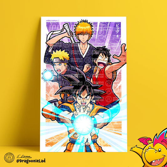 The Big 4 of Manga