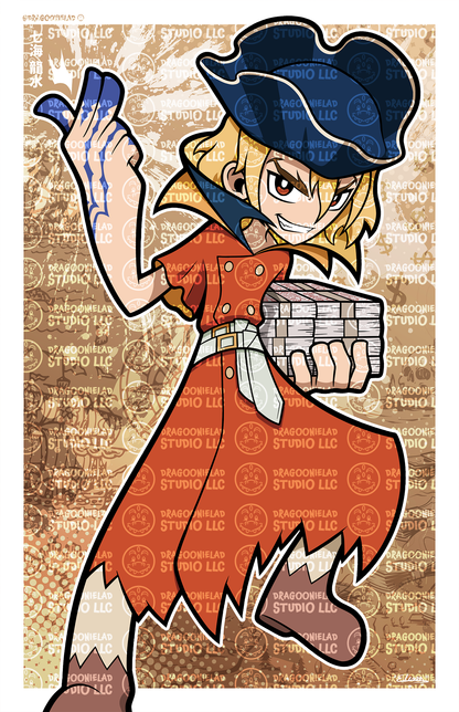 The Greedy Captain - Tactica Art Print