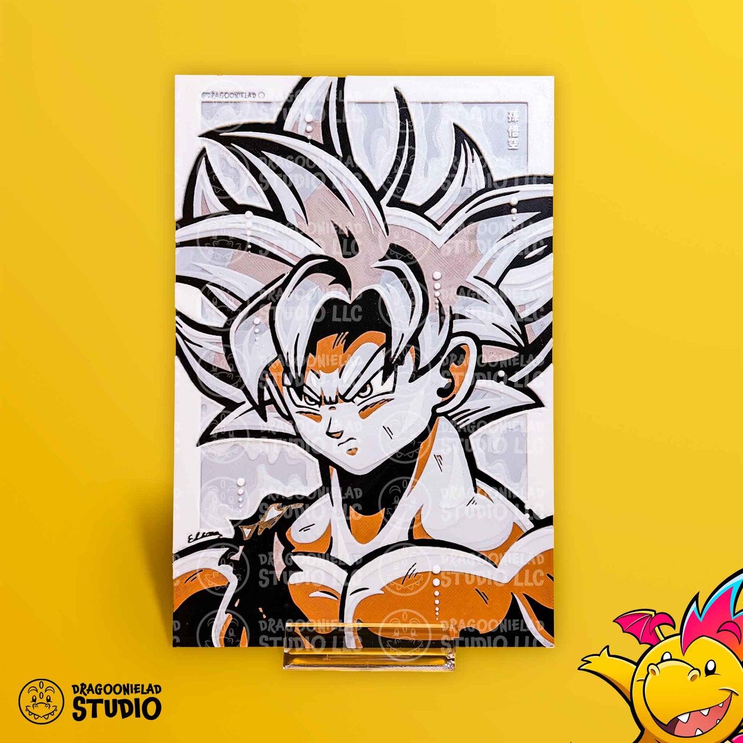 Ultra Saiyans - DBZ 3D Printed Art
