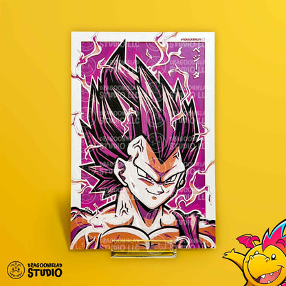 Ultra Saiyans - DBZ 3D Printed Art