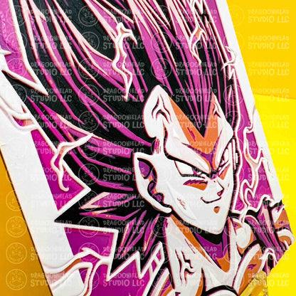 Ultra Saiyans - DBZ 3D Printed Art