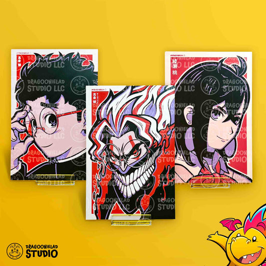 Paranormal Power Couple - DanDaDan 3D Printed Art