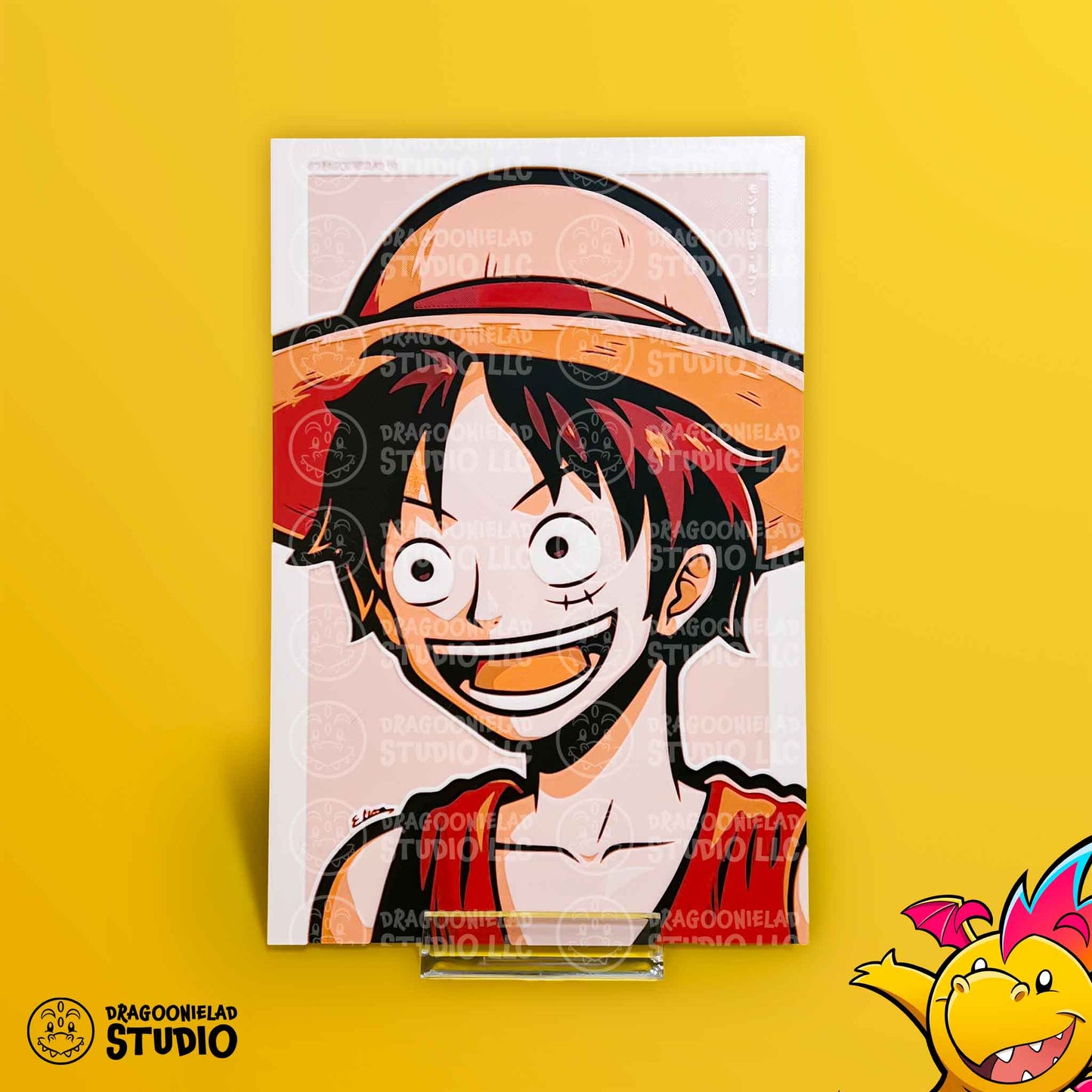 King Of The Pirates - One Piece 3D Printed Art
