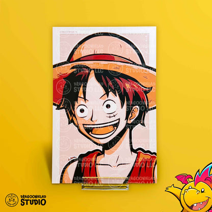 King Of The Pirates - One Piece 3D Printed Art