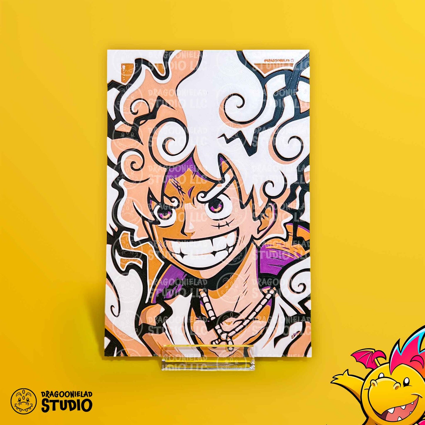 King Of The Pirates - One Piece 3D Printed Art