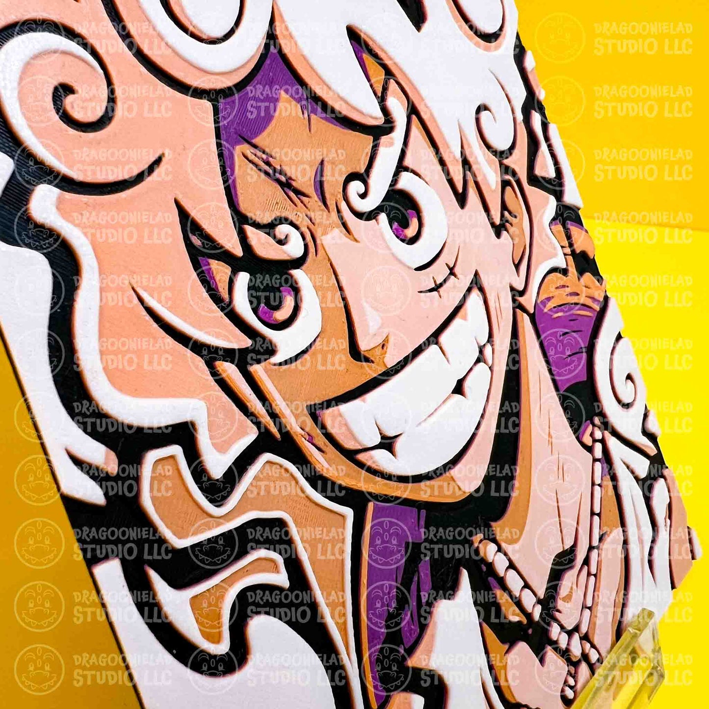 King Of The Pirates - One Piece 3D Printed Art