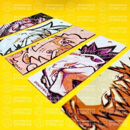 Anime Bookmarks - Anime 3D Printed Art