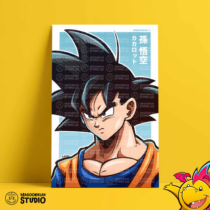 The Strongest Saiyan - Art Print